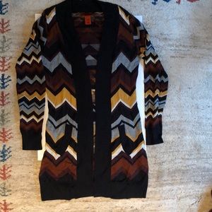 Missoni for Target long cardigan sweater XS